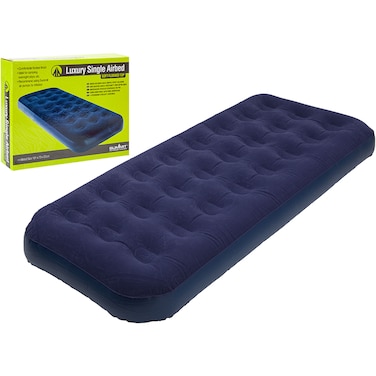 Single Flocked Airbed PVC Coated