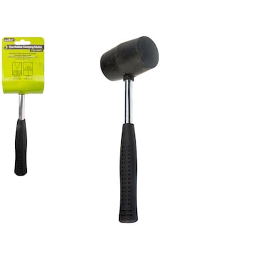 12Oz Rubber Mallet Steel Shaft
