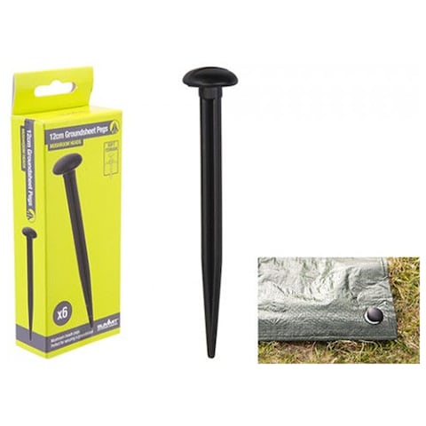 Summit Ground Sheet Pegs Pack Of 6 Each 12Cm