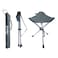 Summit Folding Tripod Stool Slate Grey