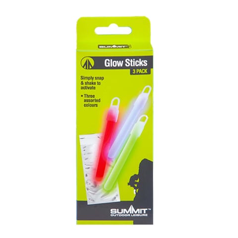 Summit 3 Pack 4&quot;&quot; Glow Sticks