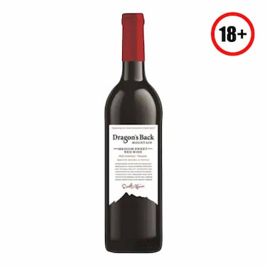 Dragons Back Mountain Medium Sweet Red Wine 750ml