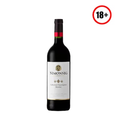 Simonsig Cabernet Sauvignon Merlot Red Wine 750Ml