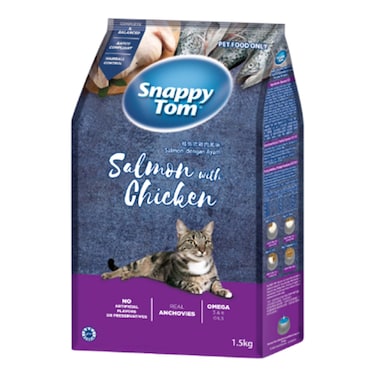 Snappy Tom Cat Salmon Chicken1.5Kg