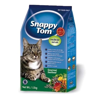 Snappy Tom Cat Gourmet Seafood 1.5Kg