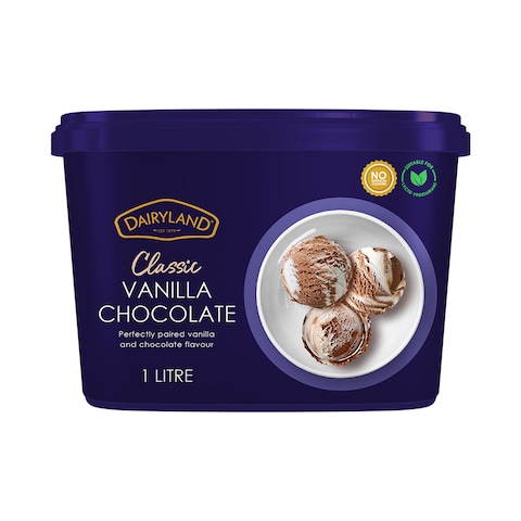 Dairyland Vanilla And Choco Ice Cream 1L