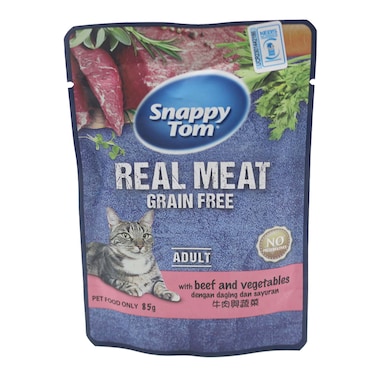 SNAPPY TOM WITH SARDINES&amp;TUNA 85G