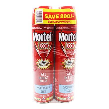 Mortein Odourles Insect Twin 600Ml