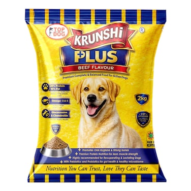 Krunshi Plus The Complete Dog Food 2kg