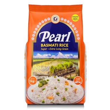 Pearl Super Basmati fortified Rice 1Kg
