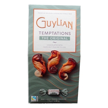 Guylian Temptations Original Chocolate Hazelnut Praline Filling 115G