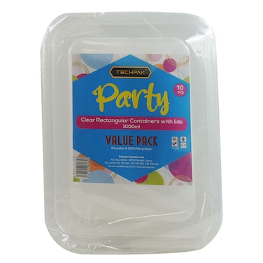 Techpak Clear Punnets 5X7/Deep