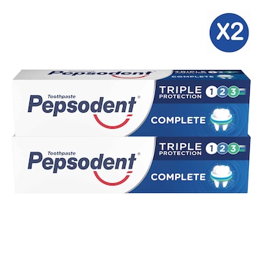 Pepsodent Triple Protection Toothpaste 2x140g Value Pack