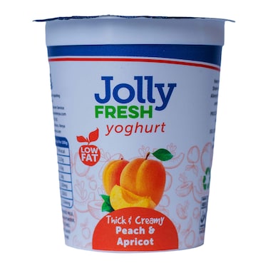 Jolly Fresh Yoghurt Peach &amp; Apricot 150ml