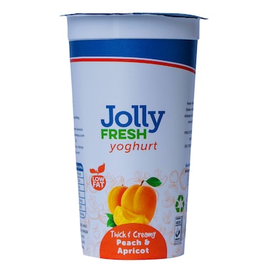 Jolly Fresh Yoghurt Peach &amp; Apricot 250ml