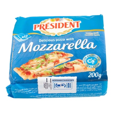 President Mozzarella Pizza Cheese 200G