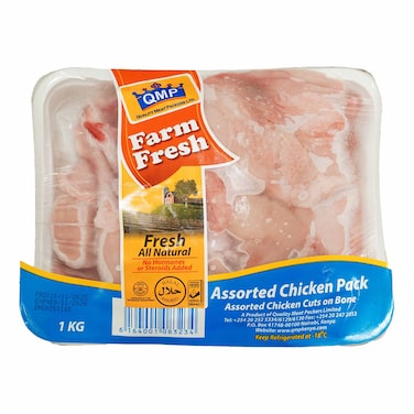 Qmp Frozen Assorted Cut Chicken 1kg