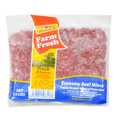 Qmp Frozen Beef Mince Economy 500g