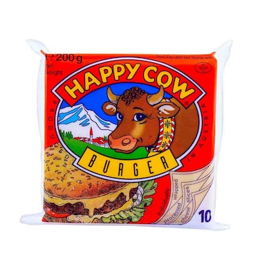 Happy Cow Burger 10  Cheese Slices 200G