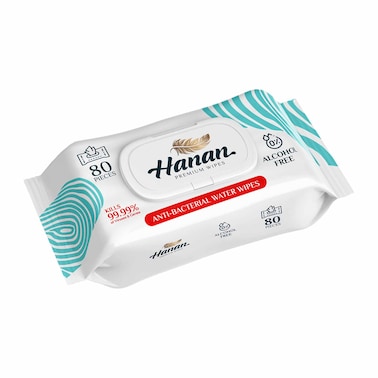 Hanan Antibacterial Wipes 80'S
