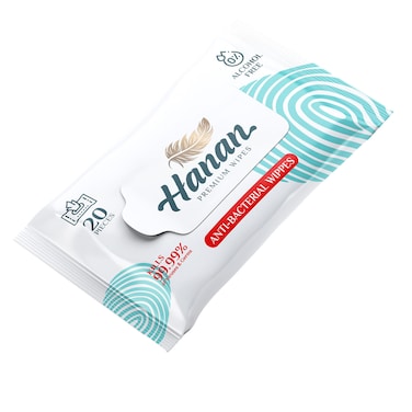 Hanan Antibacterial Wipes 20&#39;S