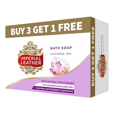 Imperial Leather Soap Japanese Spa 125Gx4