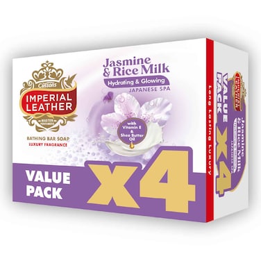 Imperial Leather Soap Jasmine &amp; Milk 125gx4