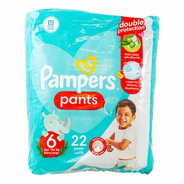 Pampers Diaper Pants Size 6, +16kg 22 Count.