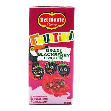 Del Monte Grape Blackberry Jui250Ml