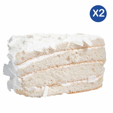 White Forest Cake Slice X2
