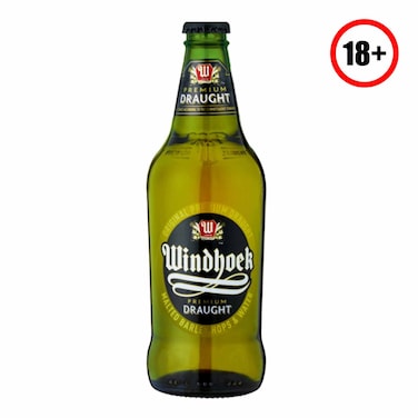Windhoek Draught Lager Beer Bottle 330ml