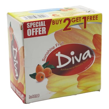 Diva Soap Sunshine Value Pack 200G