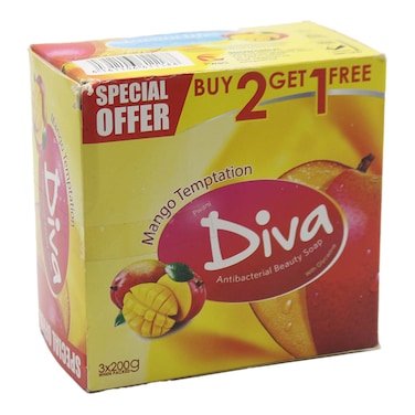 Diva Soap Mango Value Pack 200G