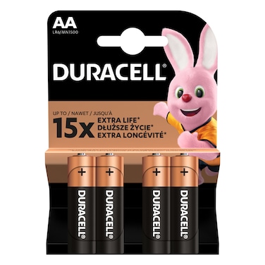 Duracell Power Plus 20 AA 4 Batteries
