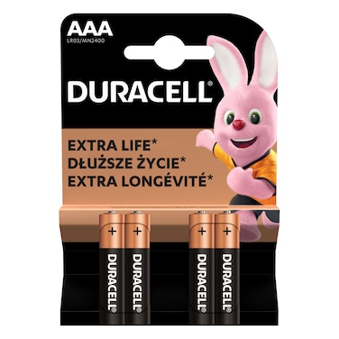 Duracell Power Plus 10 AAA 4 Batteries