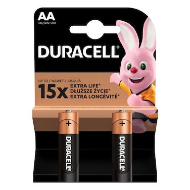 Duracell Power Plus 20 AA 2 Batteries