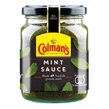 Colmans Sauce Jar Classic Mint 165G