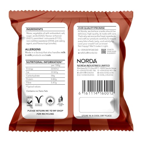 Bitez Crunchy Corn Barbeque Sauce Snack 30G