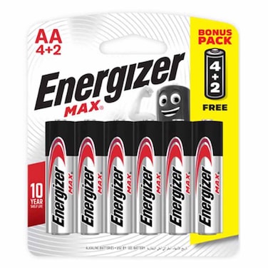 Energizer Batteries AA 6