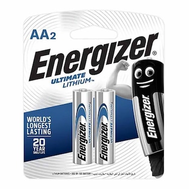 Energizer Ultimate Lithium AA 2 Batteries