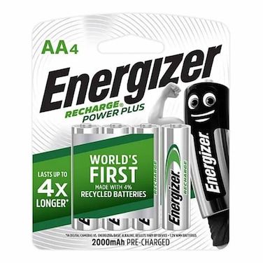 Energizer Recharge AA 4 Batteries