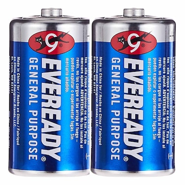Eveready General Purpose Size D 2 Blue Batteries
