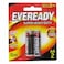Eveready Super Heavy Duty AA 2 Black Batteries