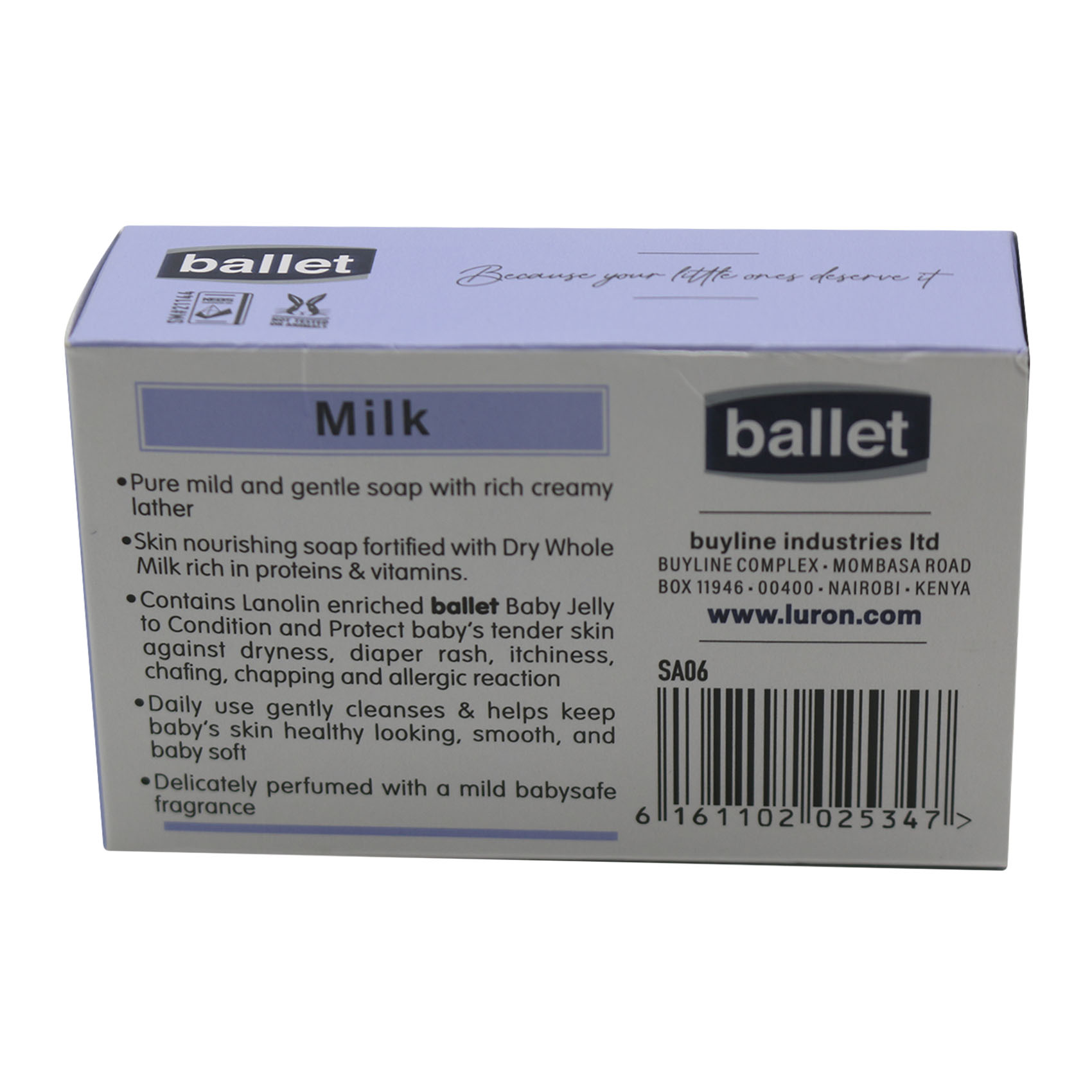 Ballet Baby Milk Soap 100G