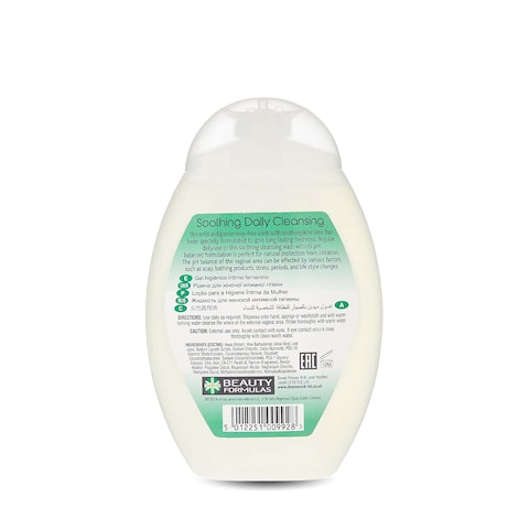 Beauty Formulas Feminine Intimate Cleans Wash Soothing (Aloevera) 250Ml