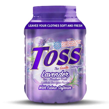 Toss Lavender Detergent Powder Jar 1kg