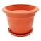 Kenpoly Round Planter No.1 Brown