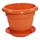 Kenpoly Round Planter No.3 Brown