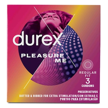 Durex Pleasure Me Condoms 3 Pieces