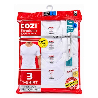 Genx Mens T-Shirt 3 Pcs Pack L